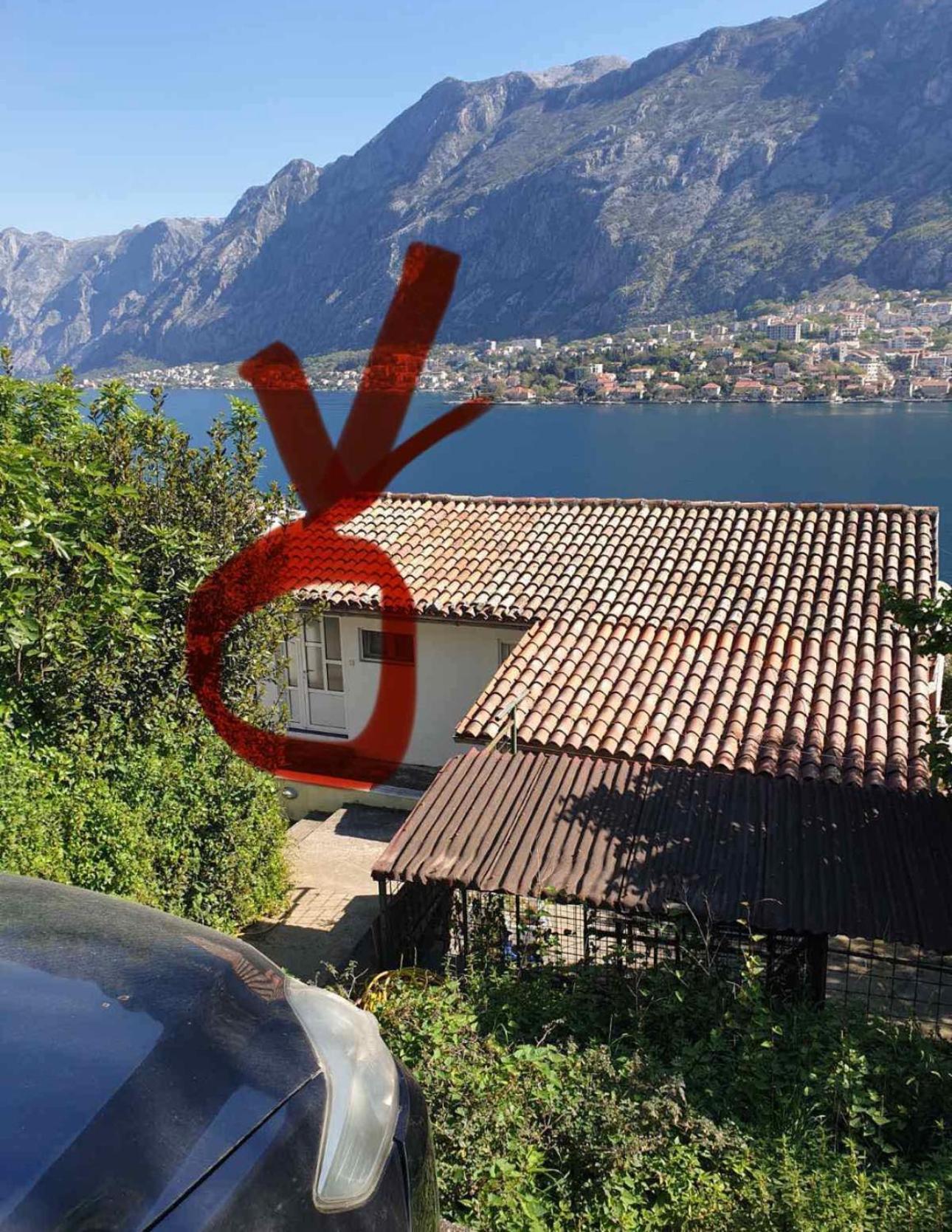 House With Big Terrace And Beautiful Sea View Vila Kotor Exterior foto
